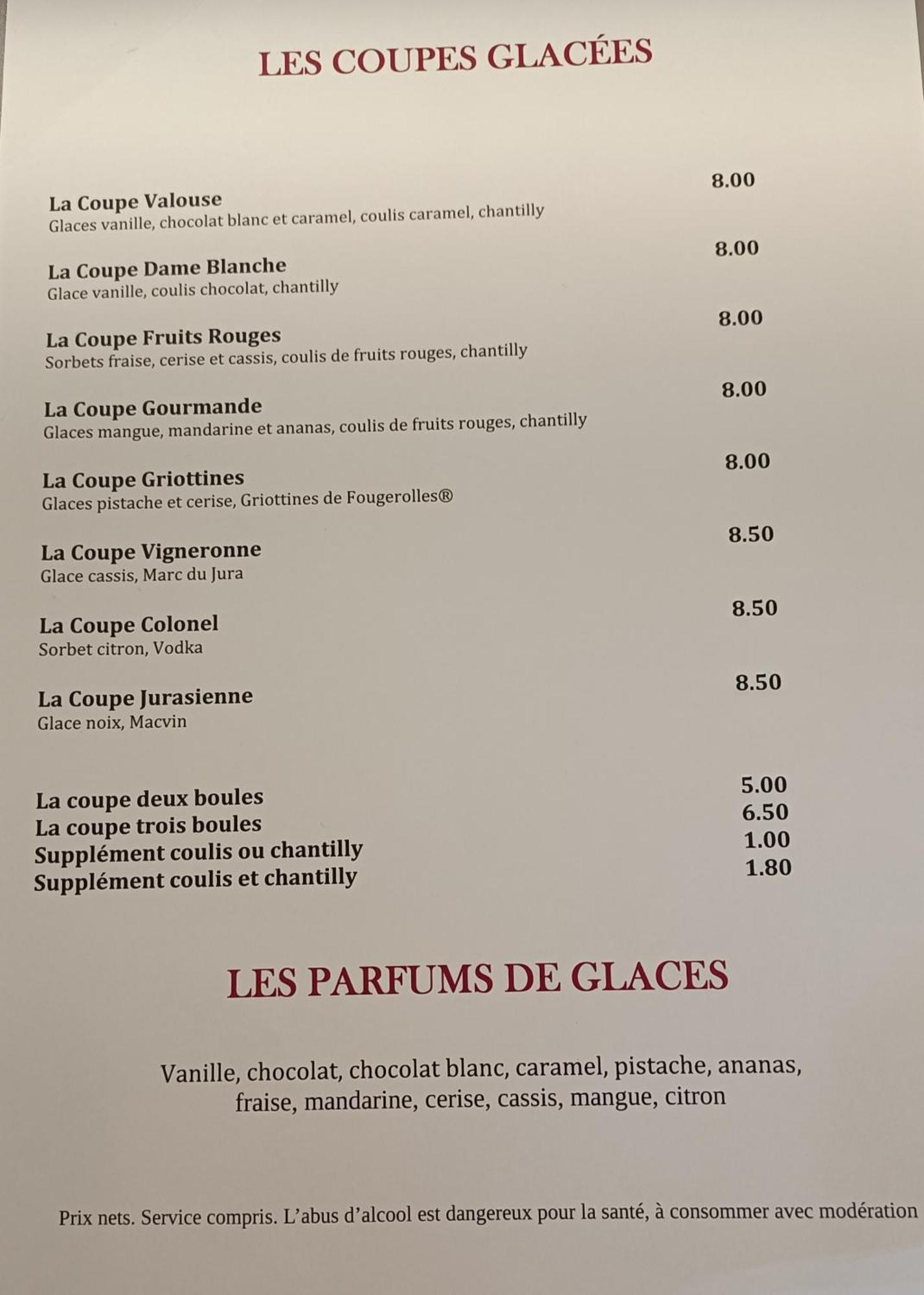 Le Vouglans-餐厅La Valouse Hotel 3*